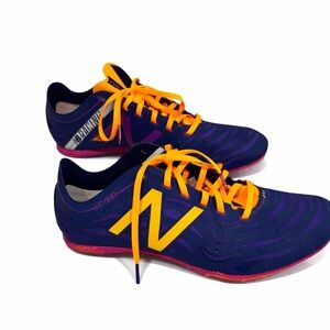 New Balance MD800v4 Track Spikes Women’s 9 / EU 40.5 Blue & Orange Racing Shoes